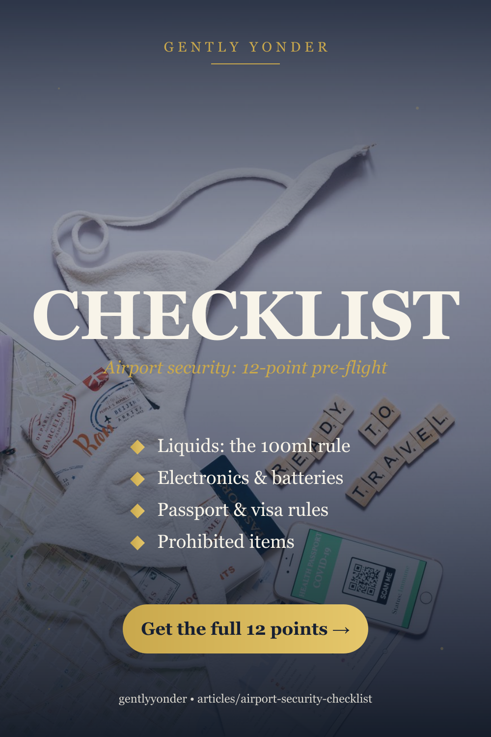 Airport Security Checklist: 12 Points Before You Fly