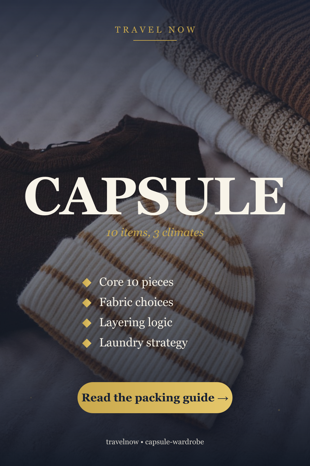 Capsule Wardrobe for 2-Week Trips